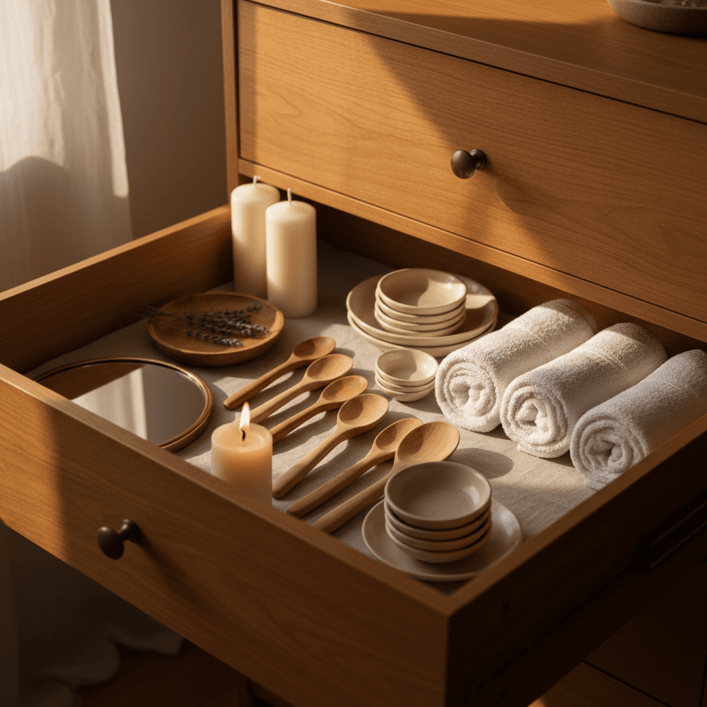 Organized home interior showing attention to detail